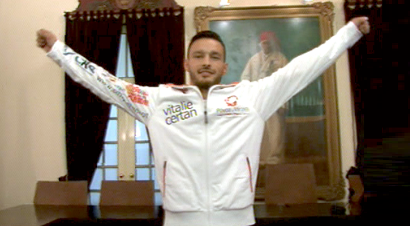 Vitalie Certan no Mundial de Karate na Alemanha