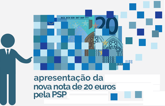 Nova nota de 20 Euros vai ser apresentada no Mercado
