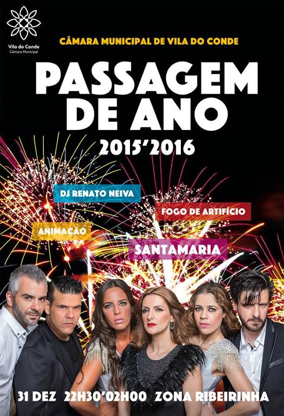 Santamaria no Reveillon de Vila do Conde