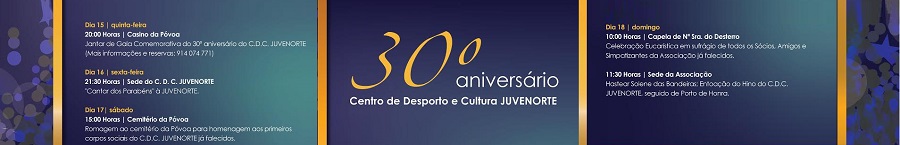 Juvenorte: aniversário com jantar no Casino