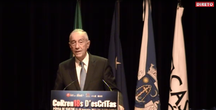 Marcelo Rebelo de Sousa vem ao Correntes d’Escritas Marcelo Rebelo de Sousa vem ao Correntes d’Escritas