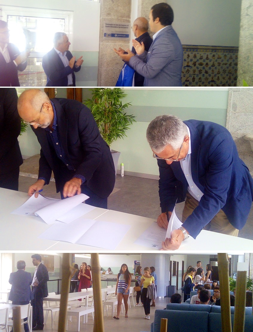 Escola Secundária Eça de Queirós inaugurou renovada Sala de Convívio