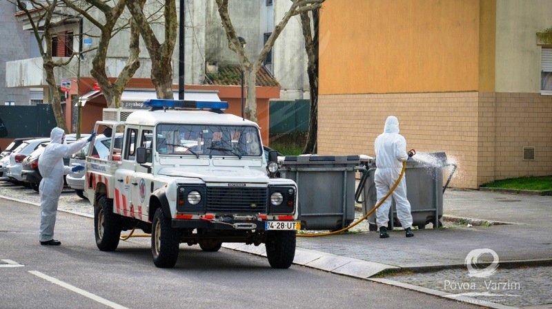 Póvoa: Autarquia faz desinfeções diárias