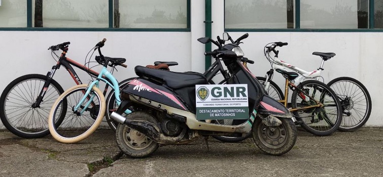 Detidos por furto de bicicletas na Maia, Matosinhos e Vila do Conde