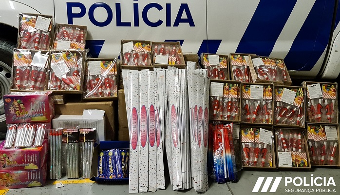 PSP impede venda ilegal de pirotecnia em Vila do Conde