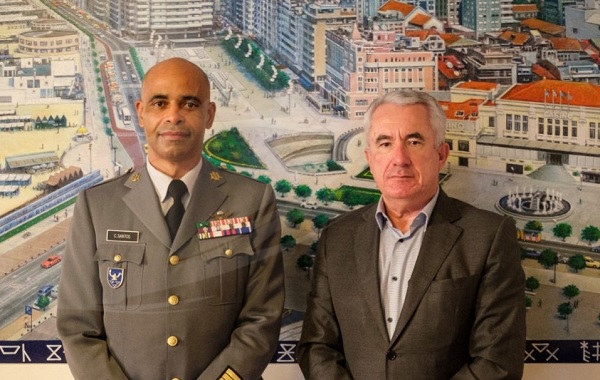 Novo comandante da Escola dos Serviços recebido pelo presidente da Câmara da Póvoa de Varzim