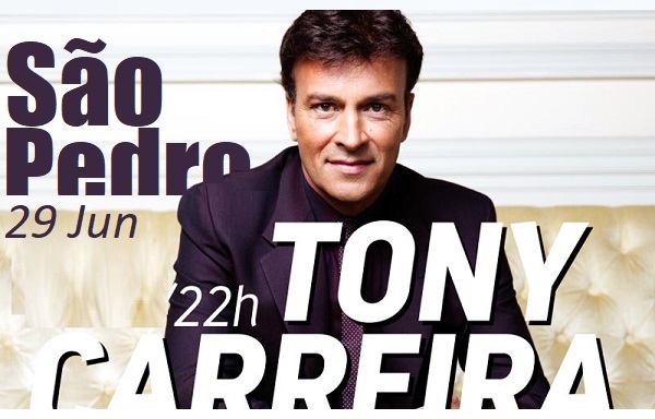 São Pedro: Tony Carreira regressa à Póvoa São Pedro: Tony Carreira regressa à Póvoa