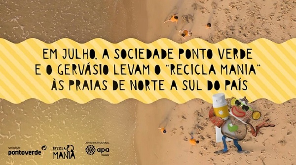 Ação sobre reciclagem nas praias da Póvoa de Varzim e Matosinhos
