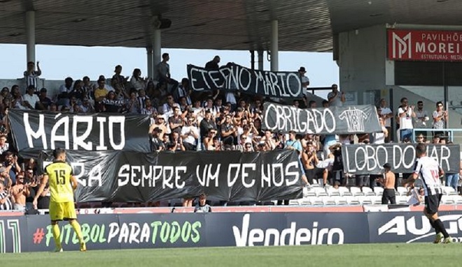 Adeptos varzinistas homenagearam Mário Cunha Adeptos varzinistas homenagearam Mário Cunha