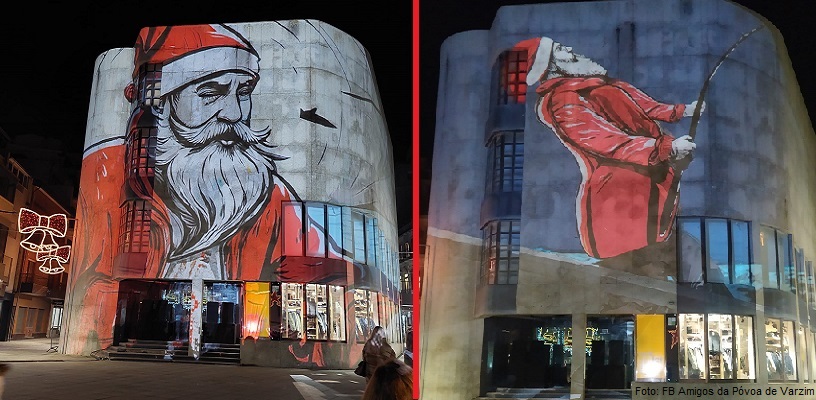 Natal e Vídeo Mapping