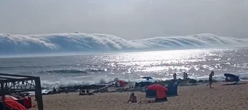 Nuvens davam ideia de Tsunami