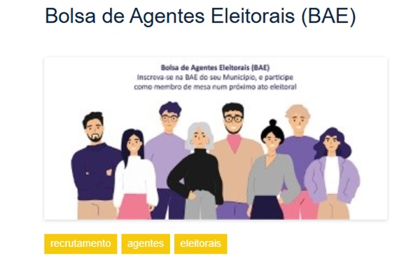 Bolsa de Agentes Eleitorais com inscrições até ao dia 12 Bolsa de Agentes Eleitorais com inscrições até ao dia 12